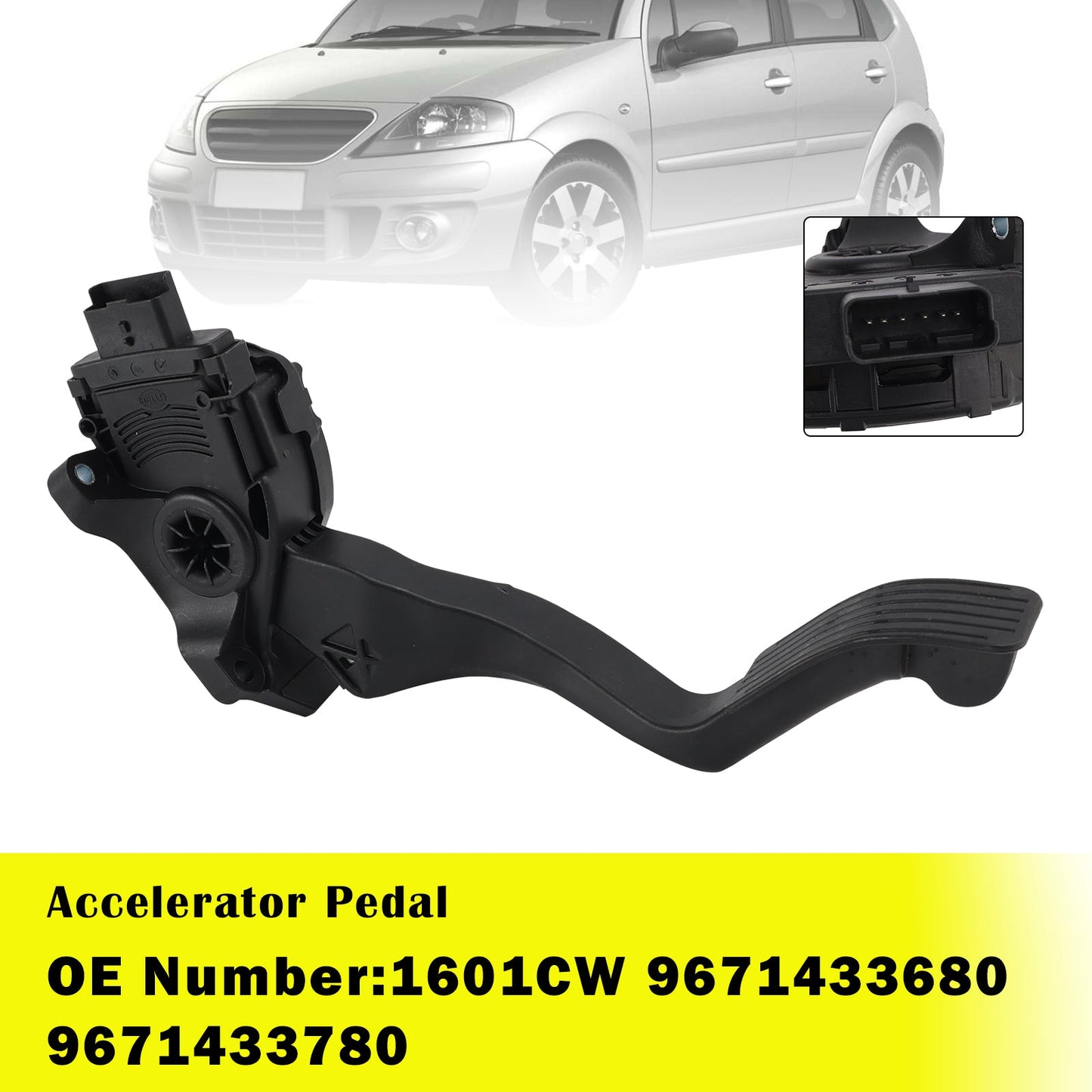 Pedale dell'acceleratore 1601CW 9671433680 per Citroën C2 C3 Peugeot 2008 207 208