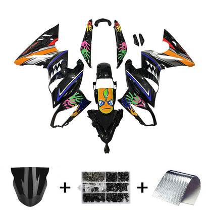 Kit carenatura iniezione in plastica per Kawasaki Ninja650 ER-6F EX650 2009-2011
