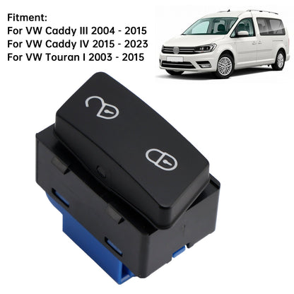 Interruttore di blocco porta, pulsante di sblocco 1T0962125B per VW Caddy