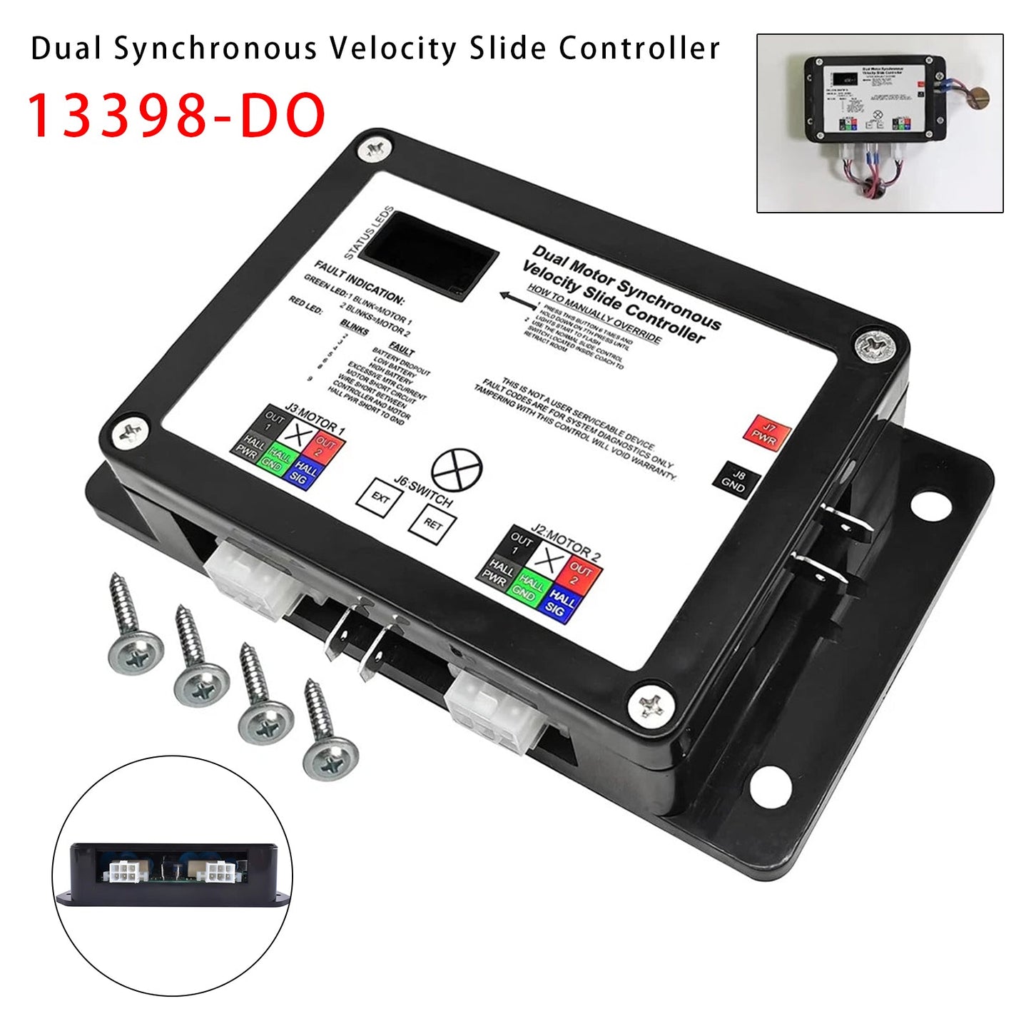 13398-D0 Controller di scorrimento della velocità sincrona a doppio motore per Lippert V-Sync II