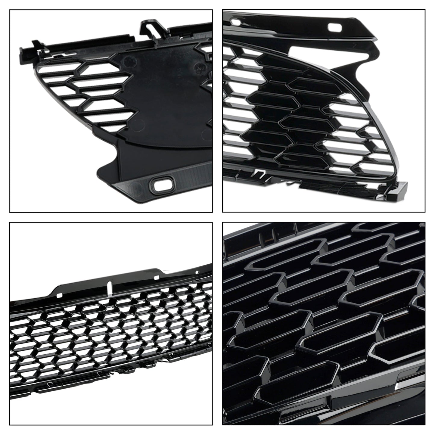 2007-2013 MINI R56 Cooper S e JCW 3 porte Hatchback paraurti anteriore nero lucido griglia griglia