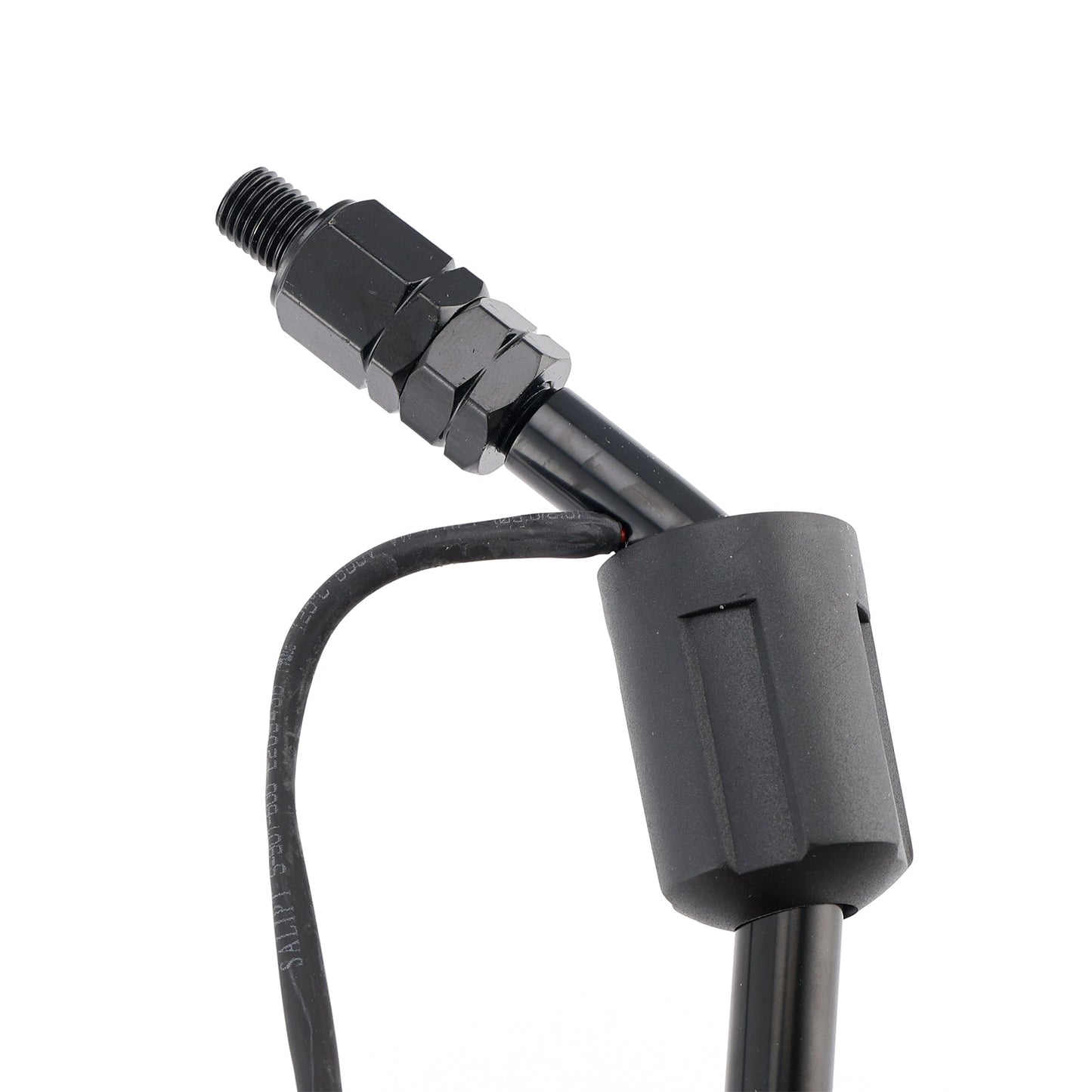 Coppia di specchietti retrovisori a LED neri da 10 mm con filettatura destra per Piaggio Vespa