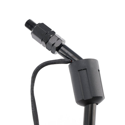 Coppia di specchietti retrovisori a LED neri da 10 mm con filettatura destra per Piaggio Vespa