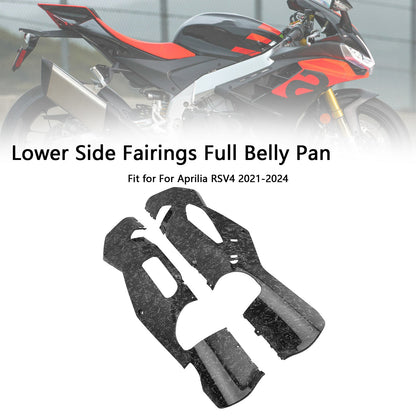 Carene laterali inferiori Aprilia RSV4 2021-2024, piastra di copertura completa della carenatura