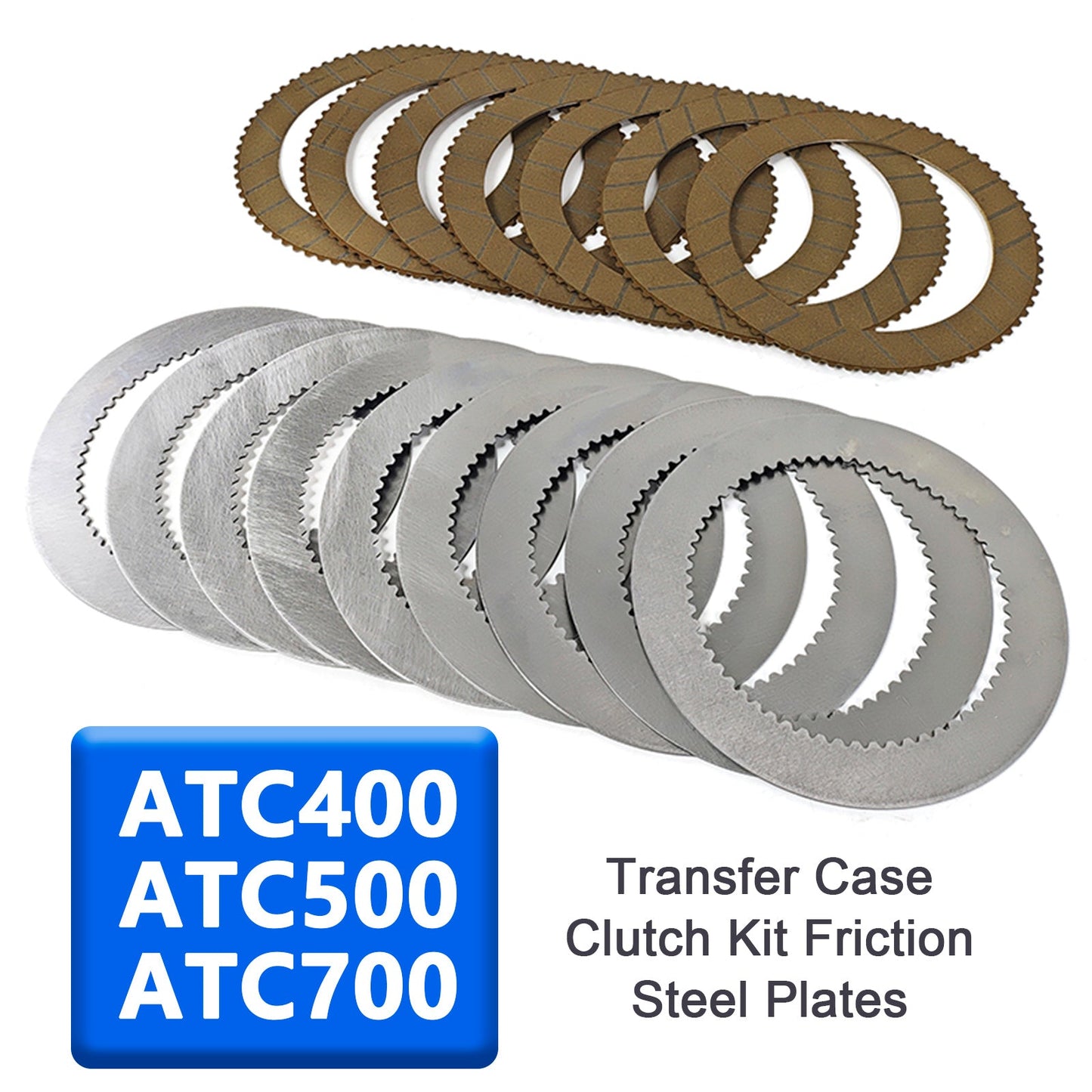 Kit frizione ripartitore di coppia BMW ATC400 ATC500 ATC700 Dischi di attrito in acciaio