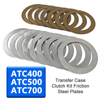 Kit frizione ripartitore di coppia BMW ATC400 ATC500 ATC700 Dischi di attrito in acciaio