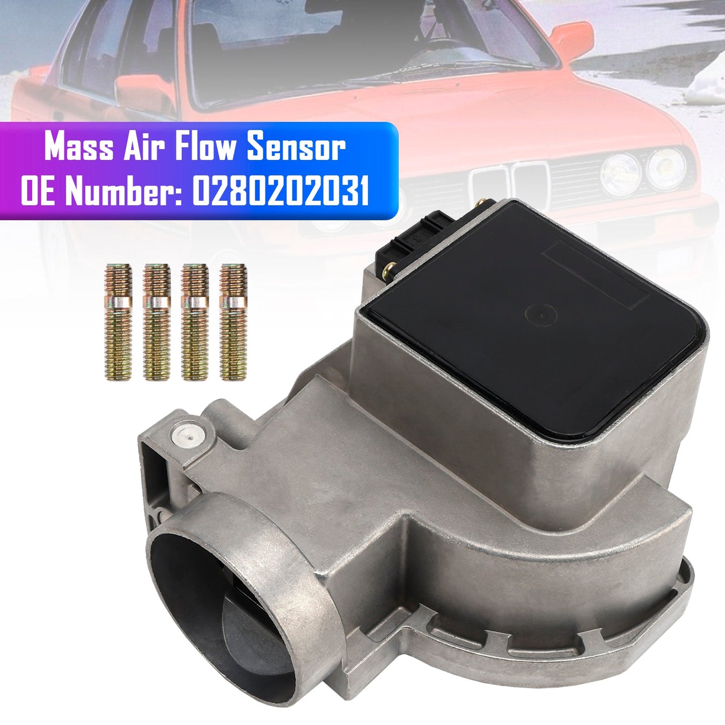 Sensore di flusso d'aria di massa 0280202031 per BMW E28 520i E30 320i 323i M20