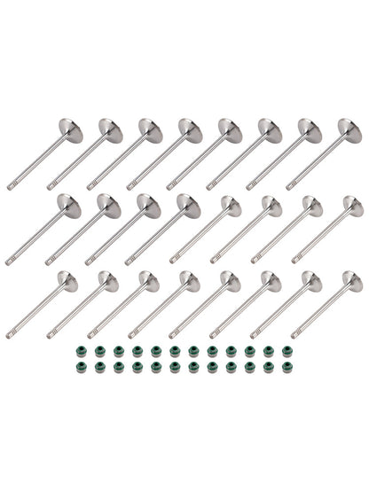 Set di 24 valvole di aspirazione e scarico 06E109601E per Audi A4 A5 A6 A7 A8 Q5 Q7 3.0T