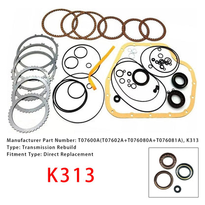 Kit di revisione generale del cambio automatico K313 per TOYOTA AURIS COROLLA