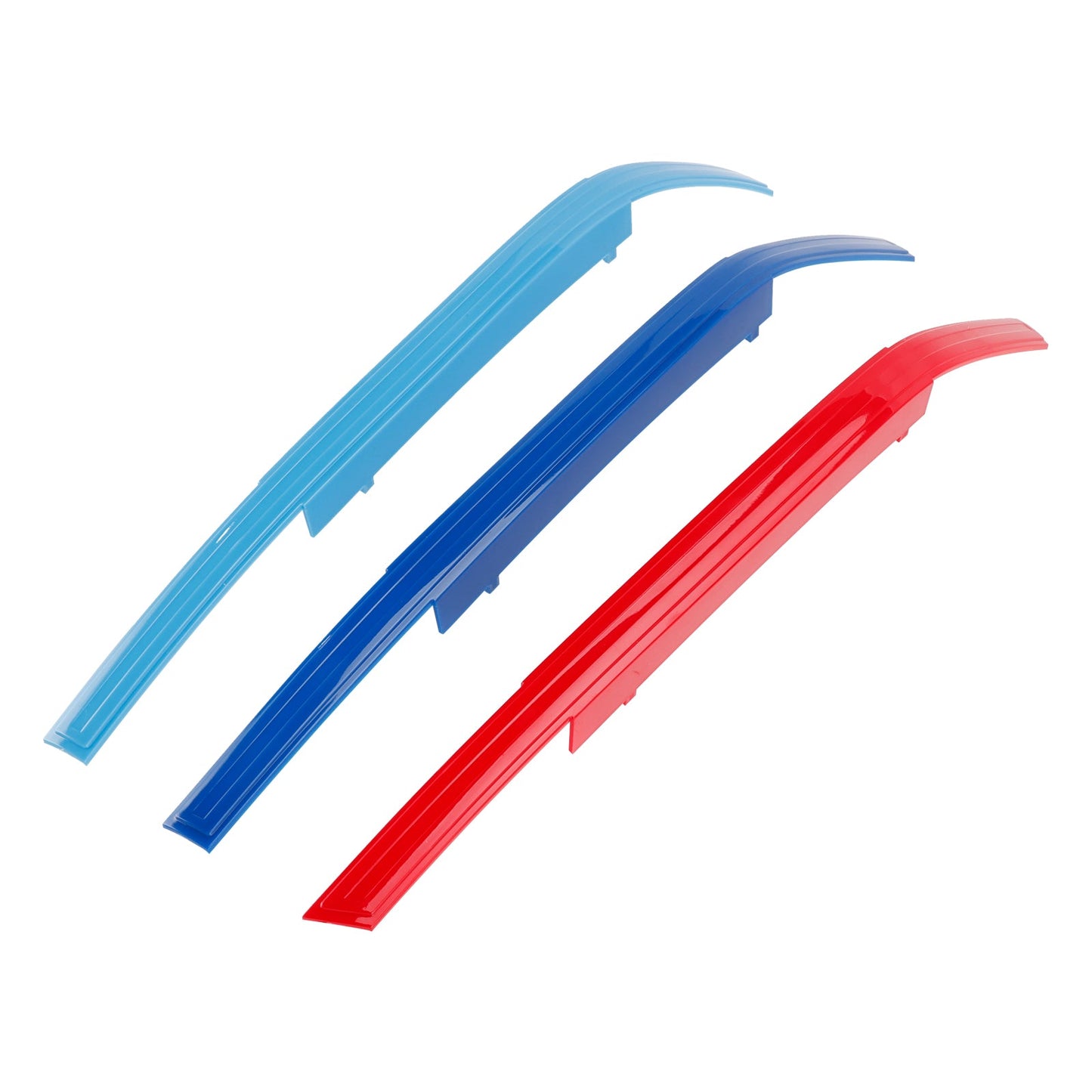 Clip per inserti griglia anteriore a doppio rene in ABS tricolore BMW Serie 7 2023-2025