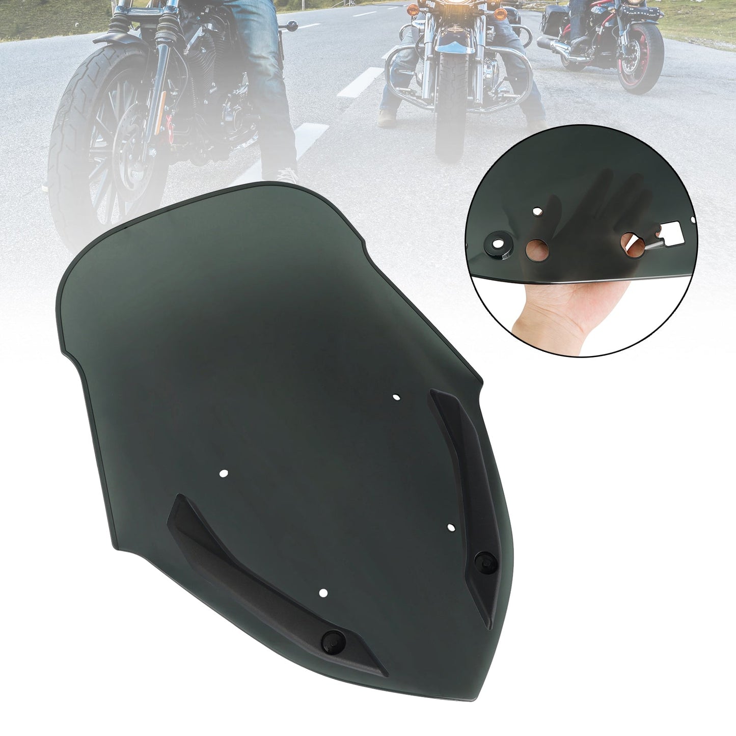 Parabrezza per parabrezza moto ABS YAMAHA NMAX 155 2021-2023