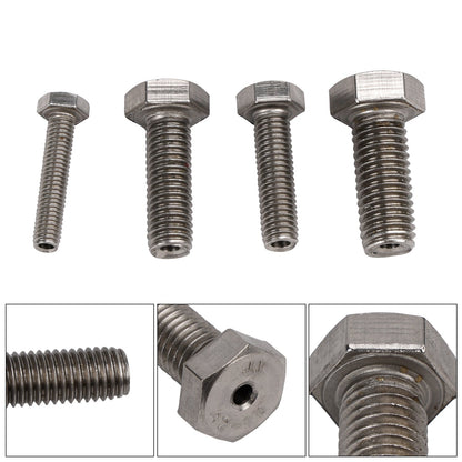 Kit di guide per trapano per prigionieri spezzati in acciaio inossidabile M6, M8, M10 e M12, 4 pezzi