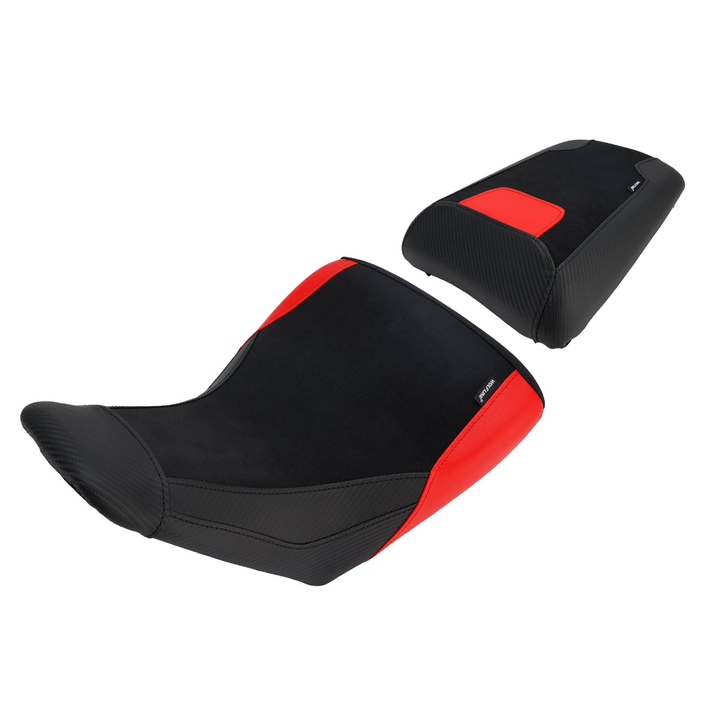 Cuscino inferiore per sella conducente e passeggero, colore rosso, per Suzuki V-Strom DL1050 2023-2025