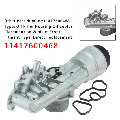 Alloggiamento filtro radiatore olio motore BMW Serie 3 F30 con guida a sinistra 2012-2015 11417600468