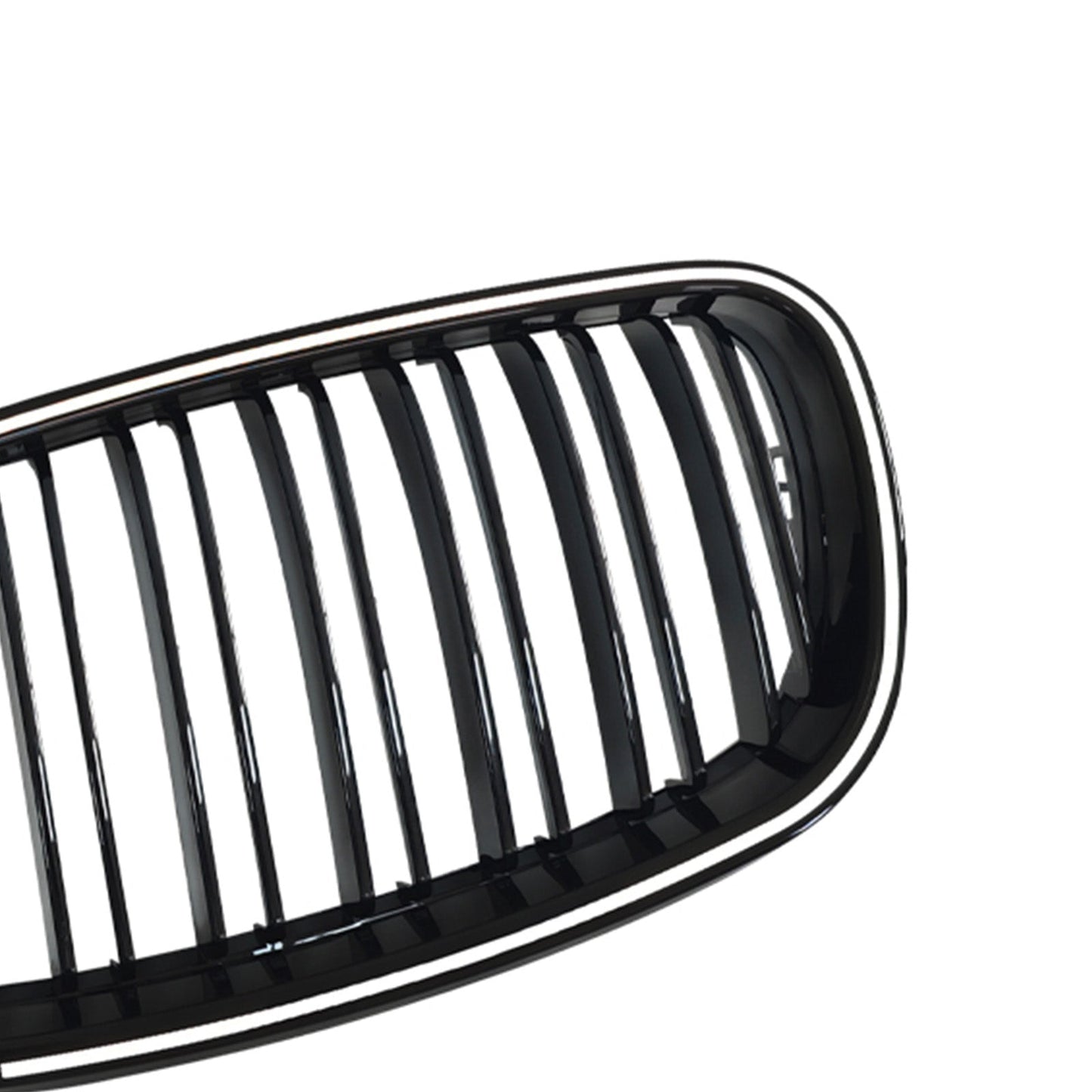Griglia anteriore a doppio rene per paraurti BMW X5 E70, colore nero lucido, anni 2007-2013, codice 51137157687 51137157688