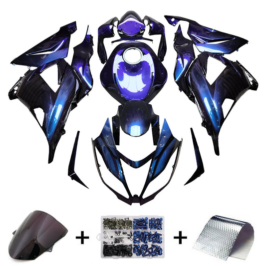 Kit carenatura iniezione in plastica ABS adatto per Kawasaki ZX6R 636 2013-2018