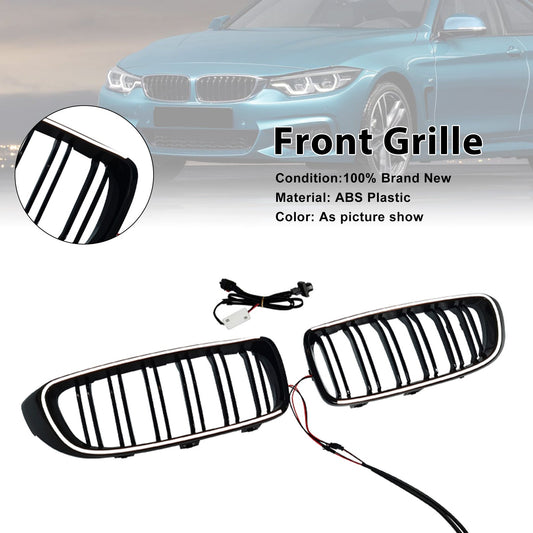 Griglia anteriore a doppio rene nera per BMW F32 F33 F36 F82 (2014-2020)