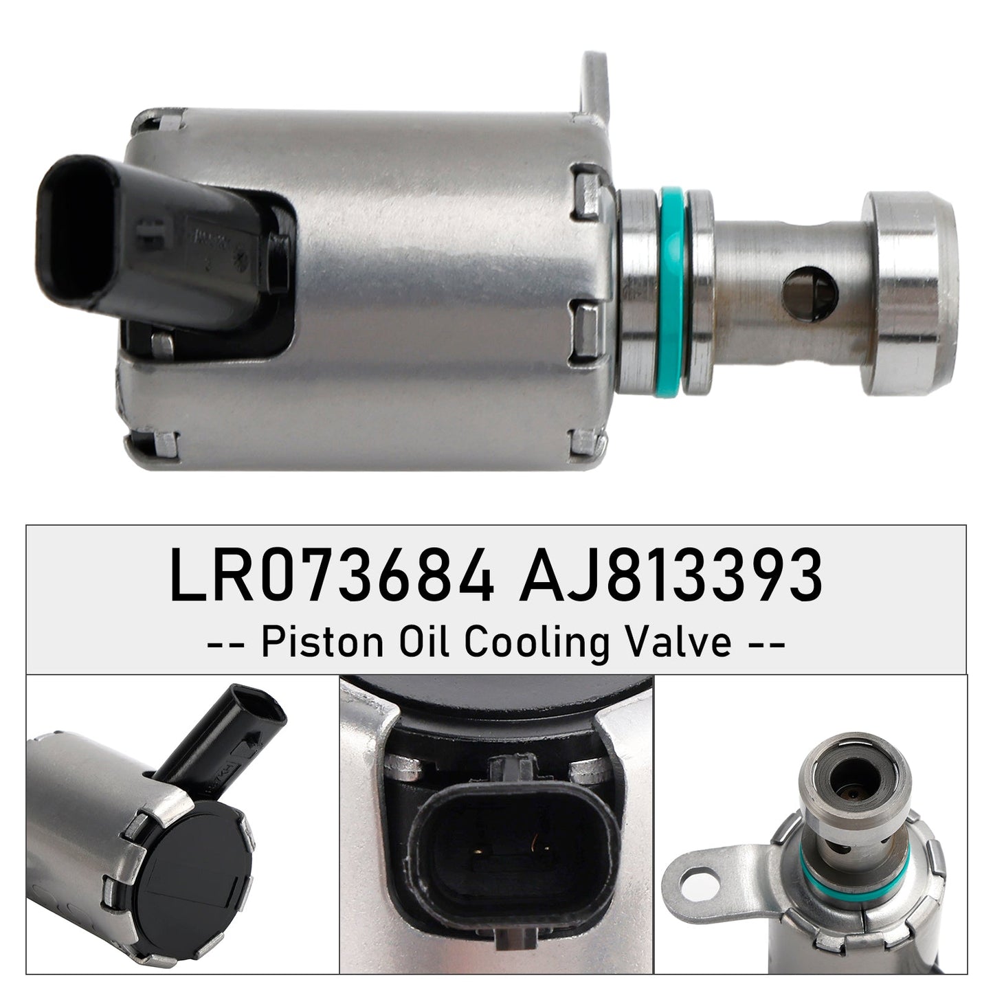 Valvola di raffreddamento dell'olio del pistone per Range Rover Sport Evoque Jaguar LR073684 AJ813393