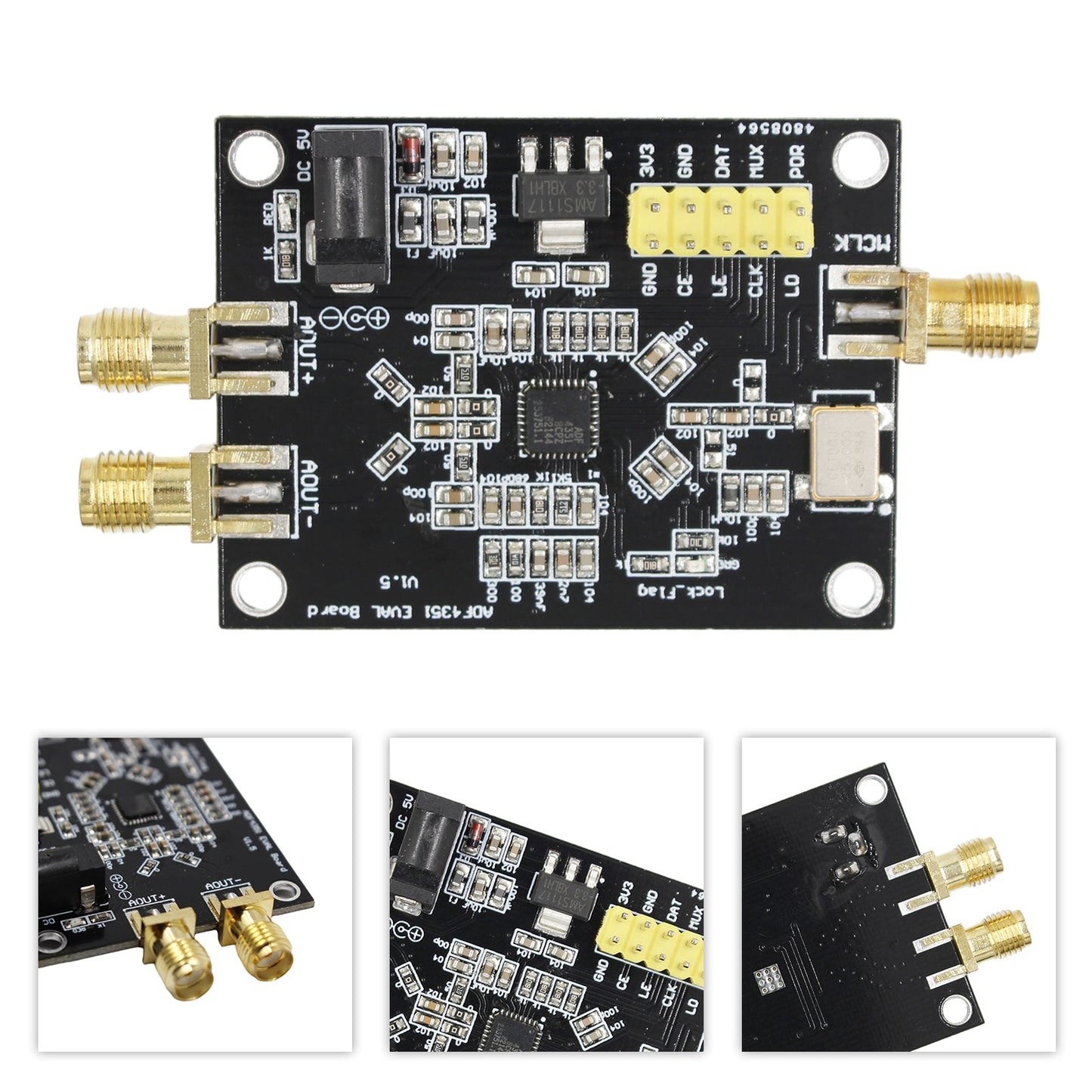 Scheda di sviluppo ADF4351 Modulo ad anello ad aggancio di fase sorgente di segnale RF 35M-4400M