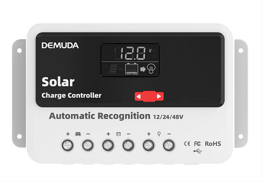 Regolatore solare automatico PWM 12V24V48V 10A-60A, regolatore solare in ferro fosfato