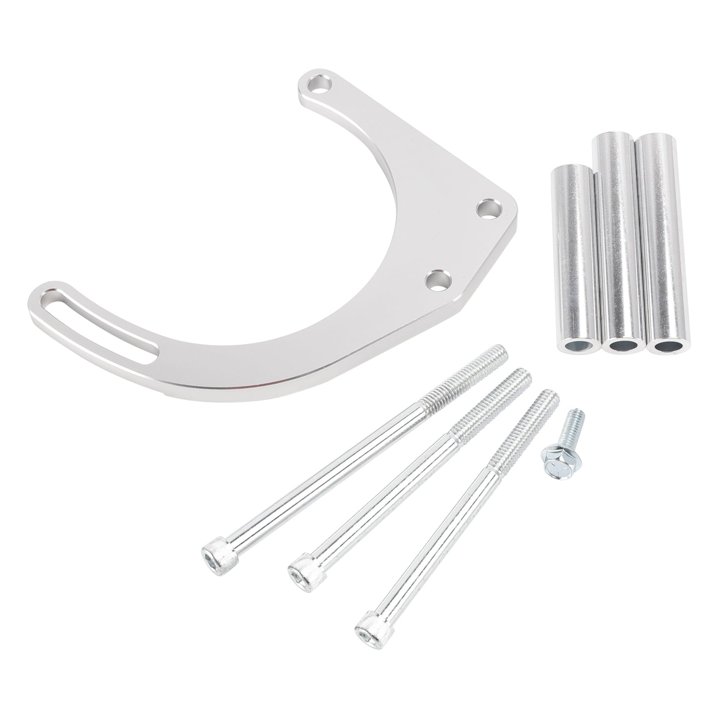 Kit di montaggio per pompa dell'acqua regolabile elettricamente con staffa alternatore 551672E per Chevy