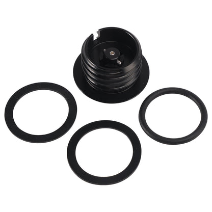 Tappo serbatoio a scomparsa ventilato nero per Softail Low Rider Dyna Sport Super Glide