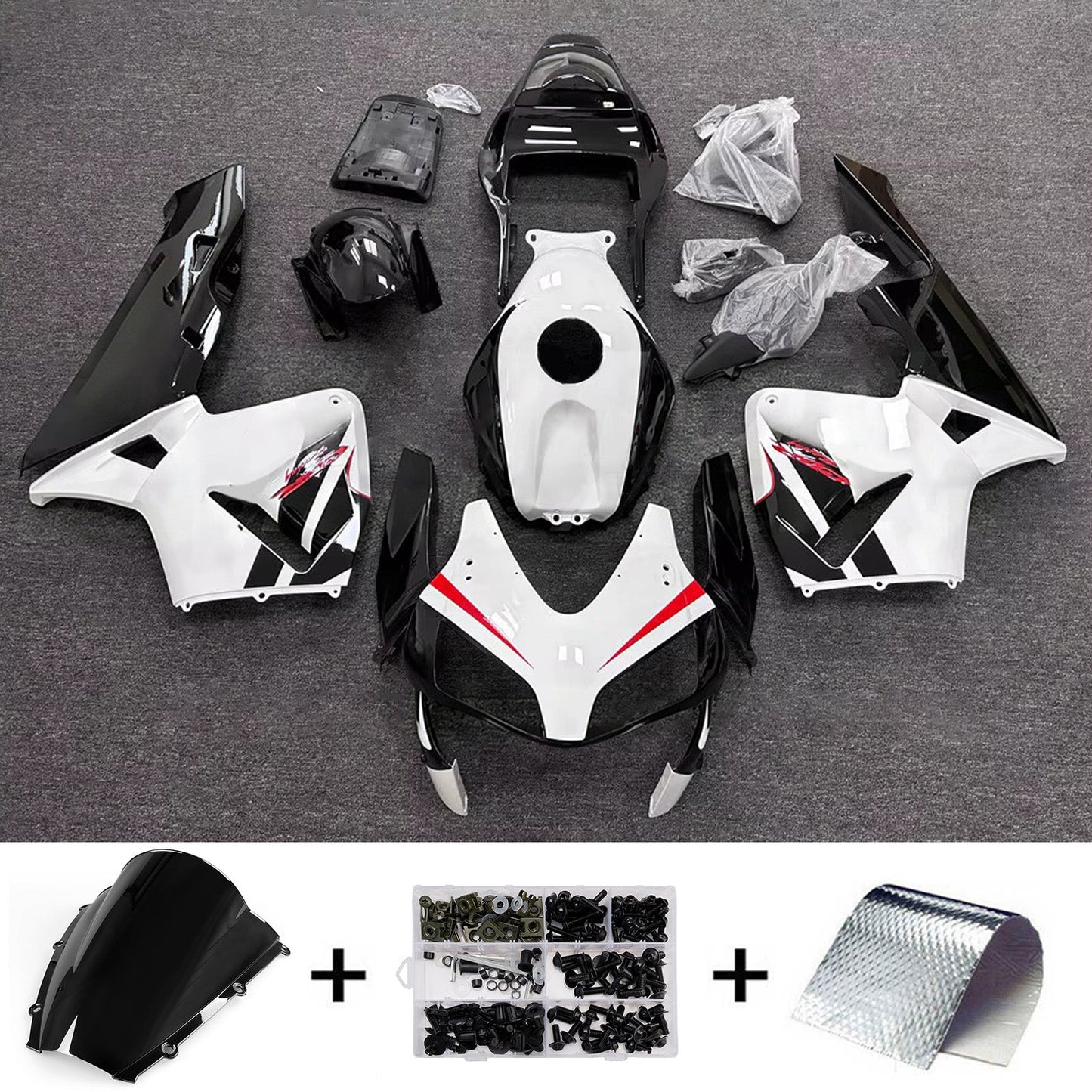Kit di carene in plastica ABS stampate a iniezione per Honda CBR600RR 2003-2004 F5