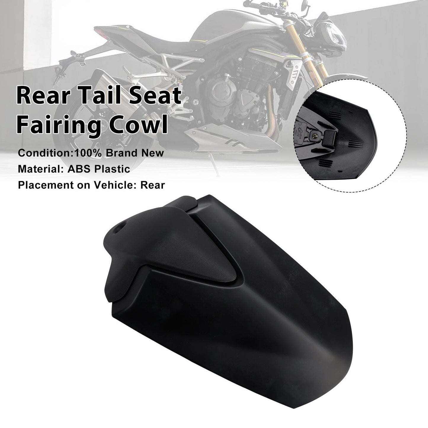 2021-2024 Per Speed Triple 1200 RS Copertura cupolino posteriore sella