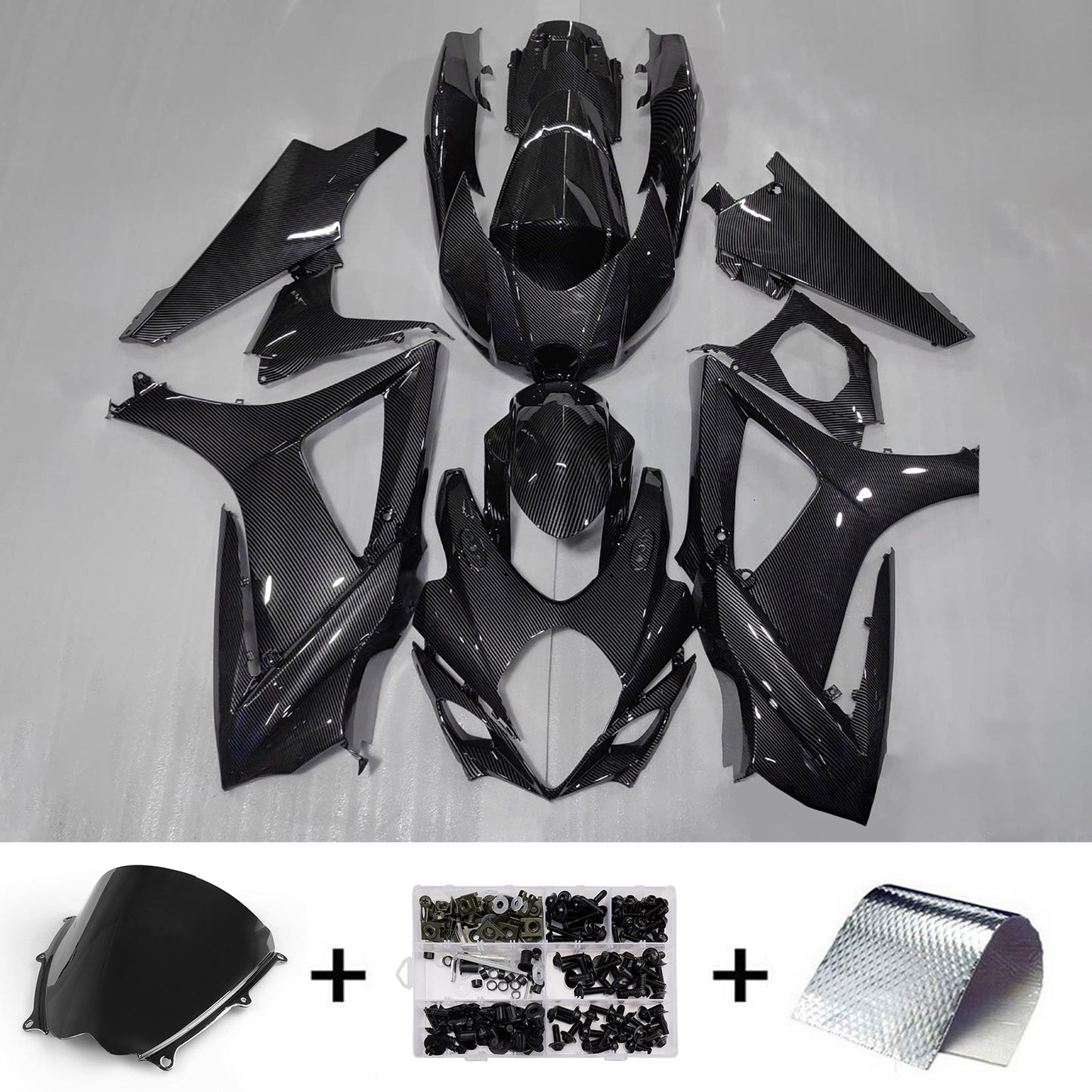 Kit carenatura iniezione plastica ABS per Suzuki GSXR1000 2007-2008 K7