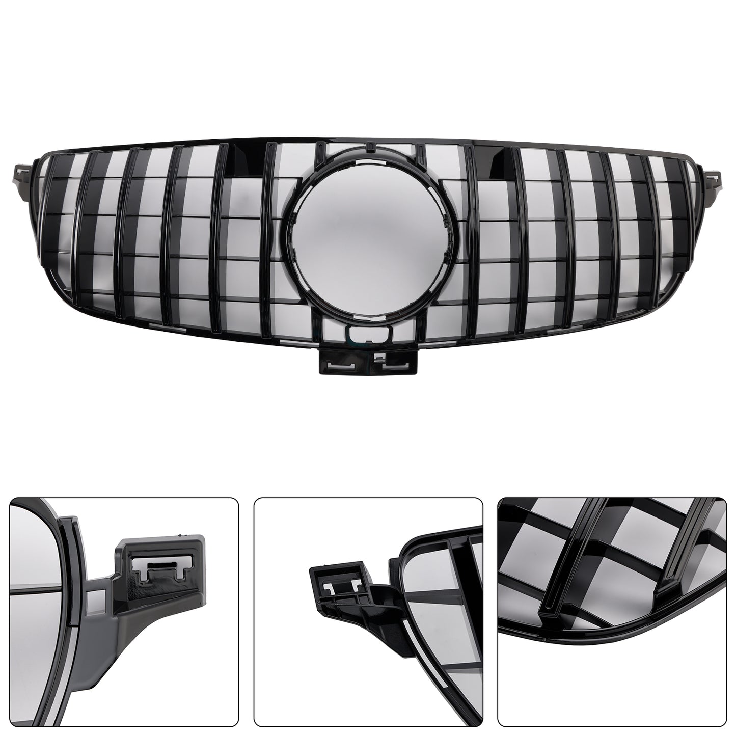 Per Mercedes Benz Classe GLE W166 2015-2018 GT Style Griglia per paraurti anteriore