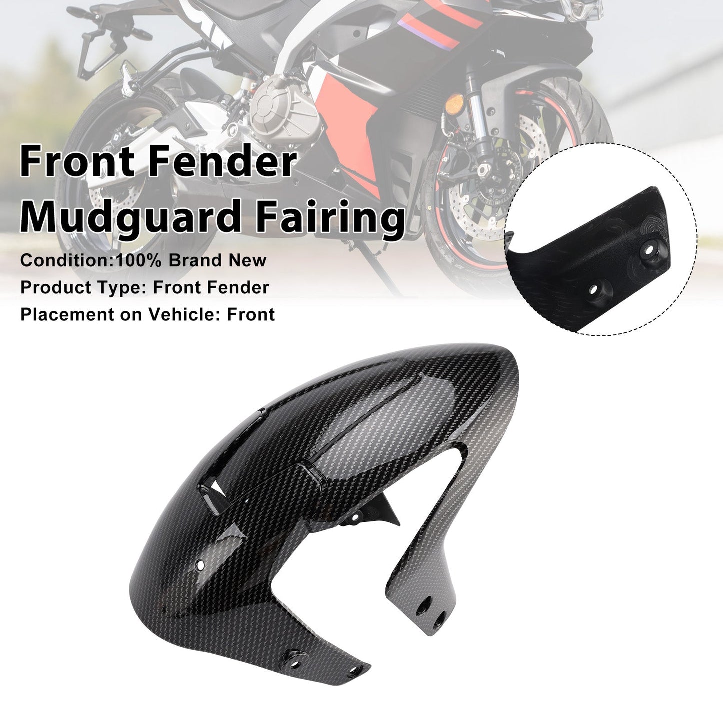 Carenatura parafango anteriore Aprilia RS457 RS 457 2024-2025