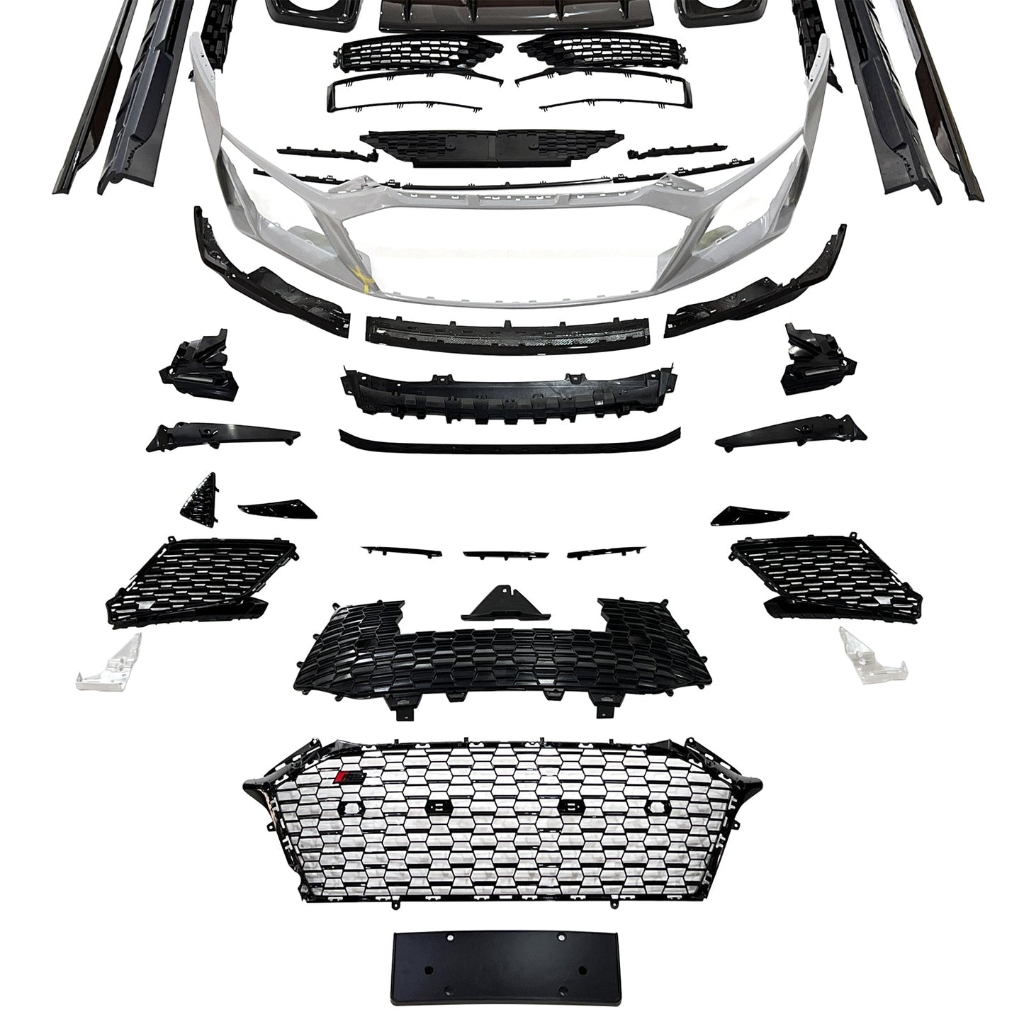Kit carrozzeria paraurti in fibra di carbonio per Audi R8 4S 2016-2020, compatibile con modelli dal 2021 al 2024.