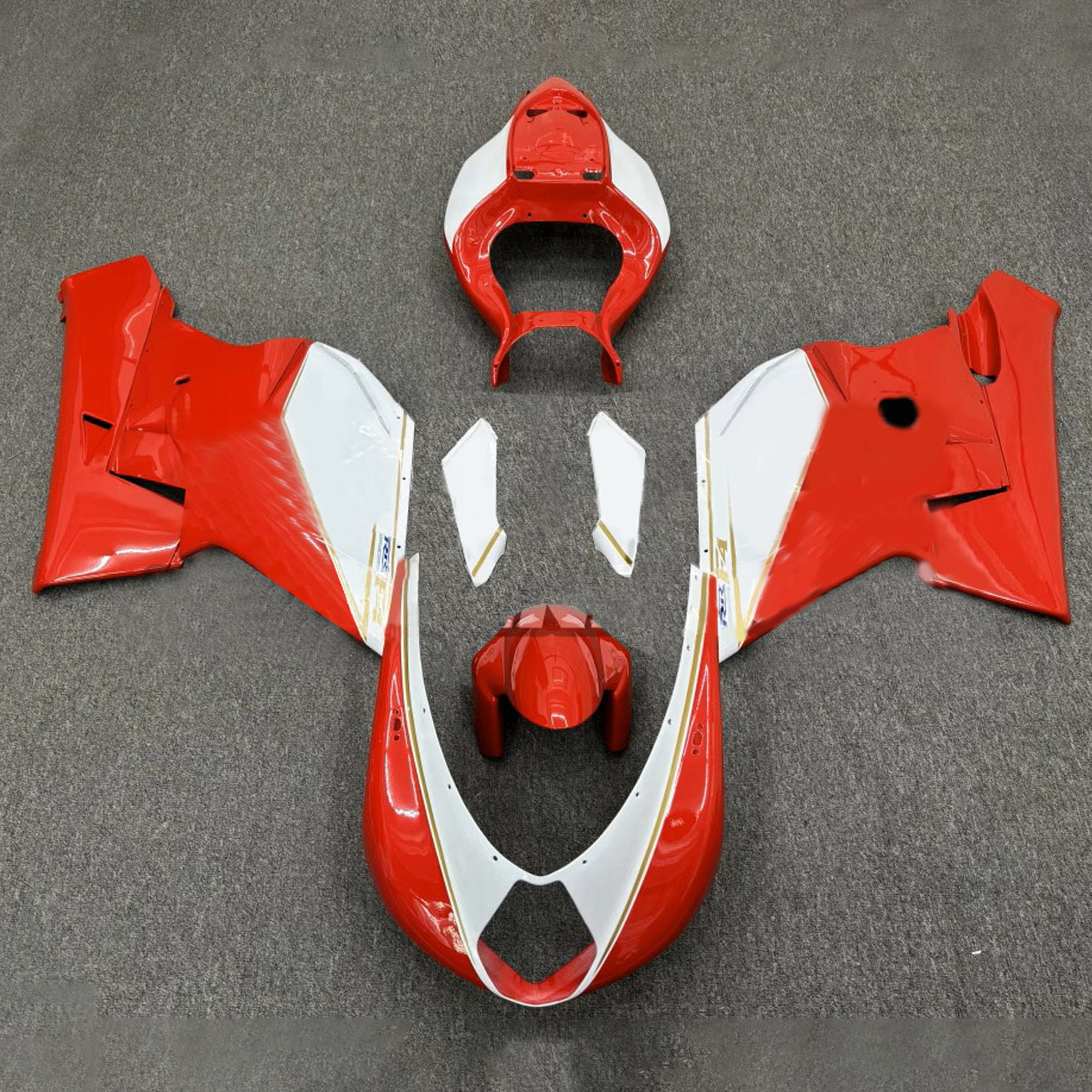 2005-2006 MV Agusta F4 1000 Iniezione Carenatura Kit Carrozzeria Plastica ABS
