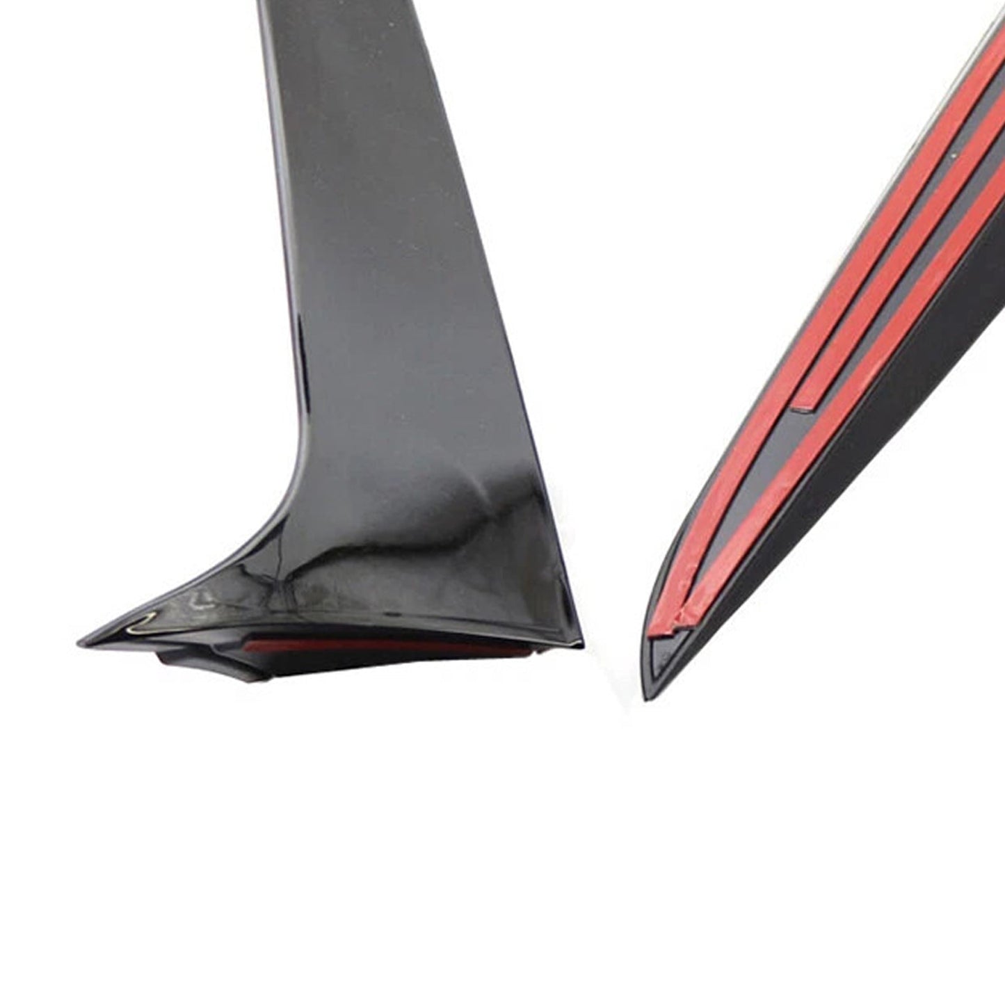 Spoiler laterali per lunotto posteriore BMW X3 F25 2011-2017, nero lucido, coppia