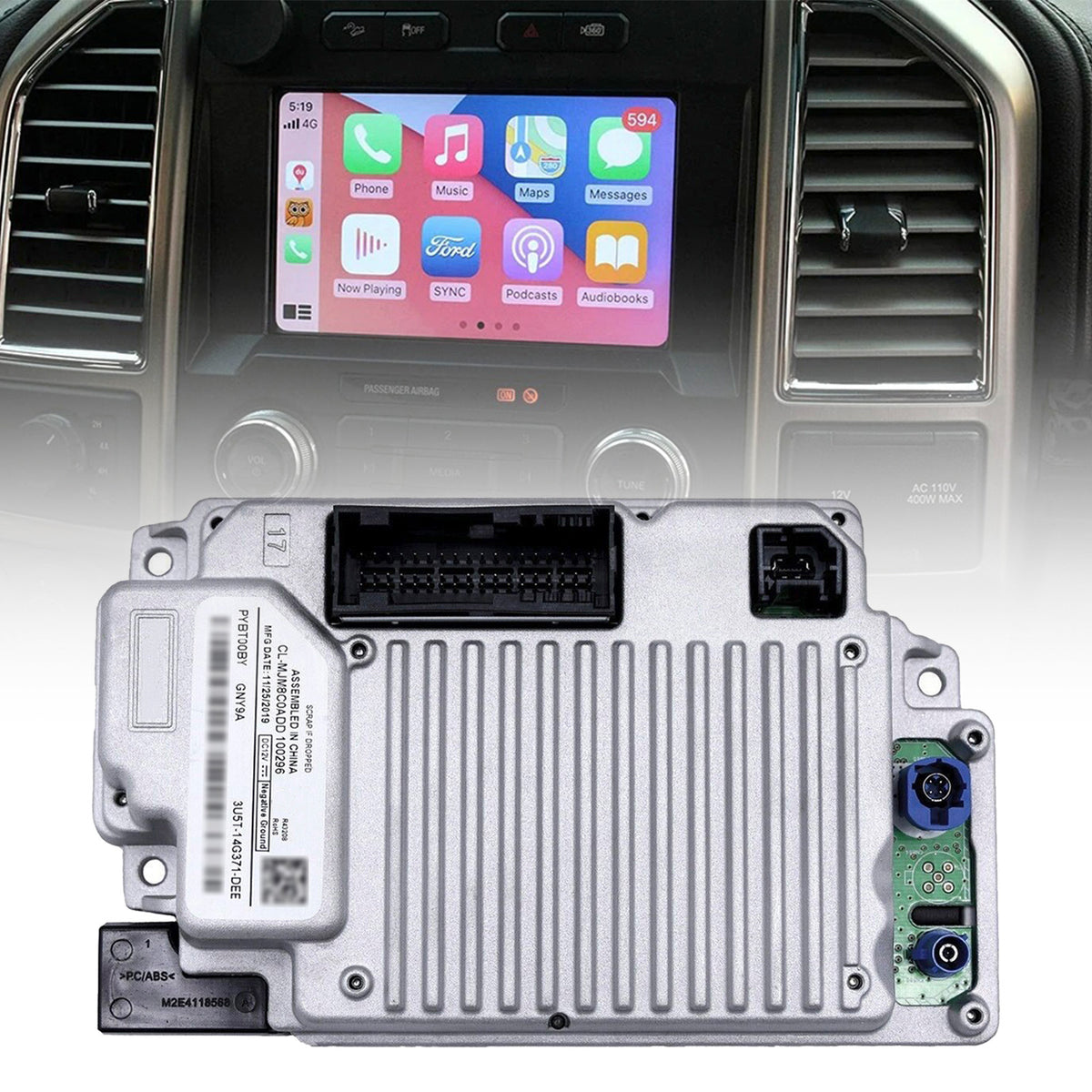 Sync 3 APIM 3.4 Navigation Module per Ford Lincoln Vin Programmed NAV