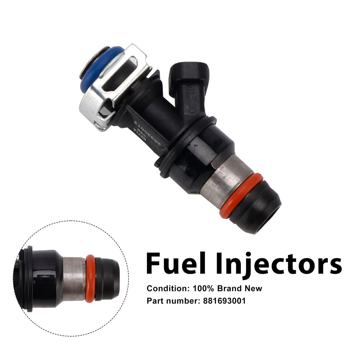 881693001 Iniettori carburante per motori MERCRUISER 8.1L 496 CID V8 GM