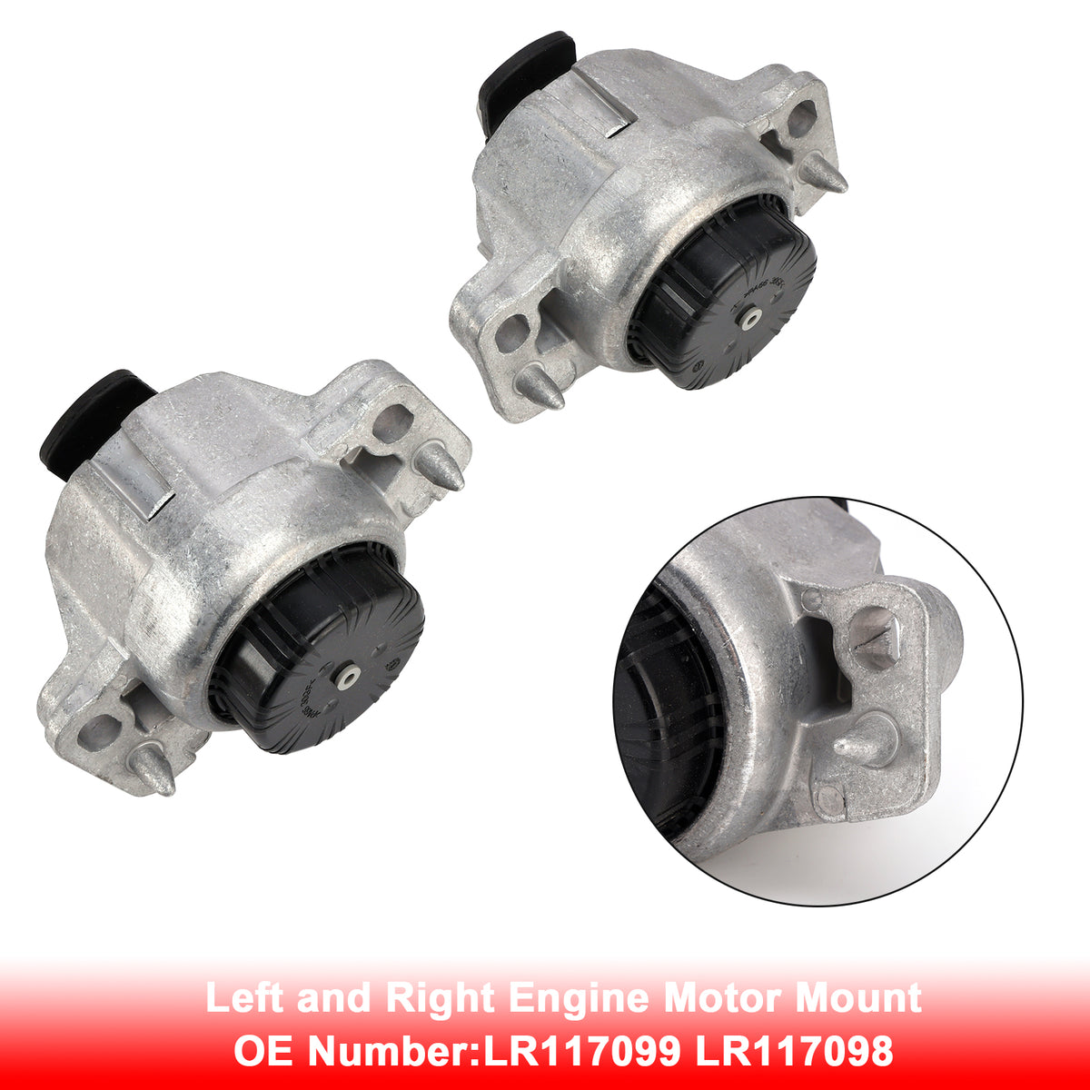 Left and Right Supporto motore LR117099 LR117098 Per Range Rover Velar 2.0 Turbo