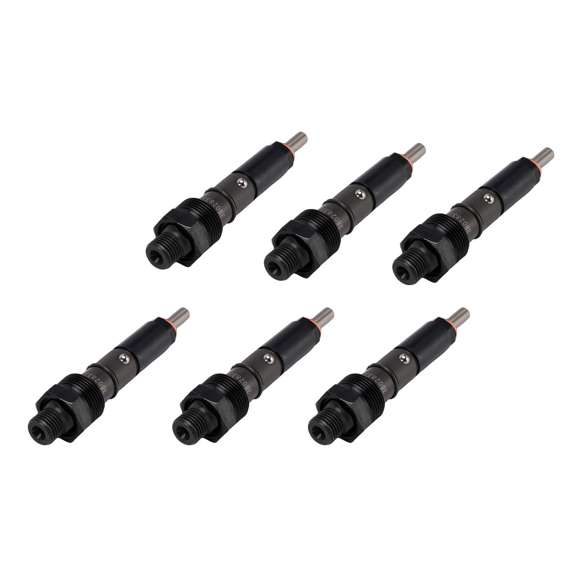 6PC Iniettori Carburante 3865968 3802833 per Cummins Marine 6BTA 5.9L