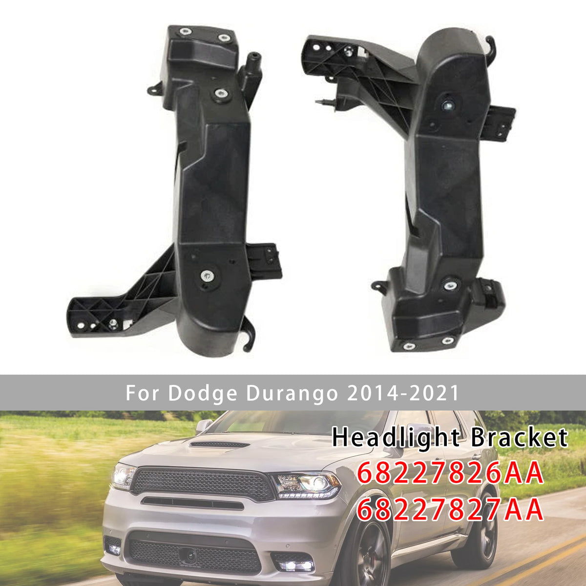 Supporti Faro Sinistro+Destro 68227826AA 68227827AA Per Dodge Durango 2014-2021