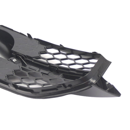 Black Front Bumper Fog Light Grille Cover Bezel Per Audi S7 A7 S-Line 2012-2015
