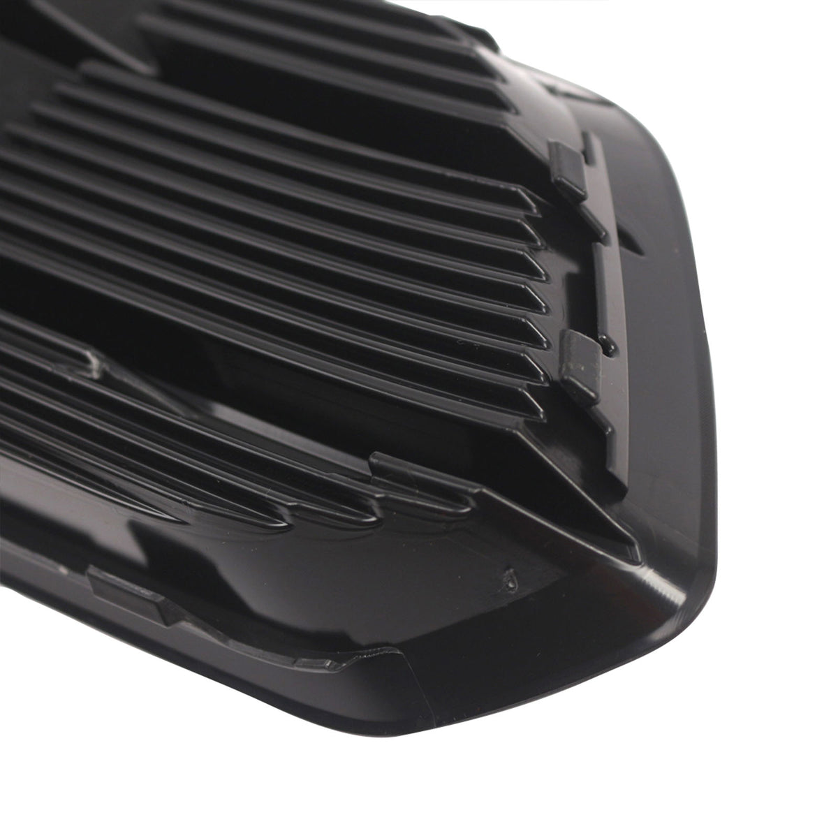 Black Front Bumper Fog Light Grille Grill Cover Bezel Per Audi A5 2017-2019