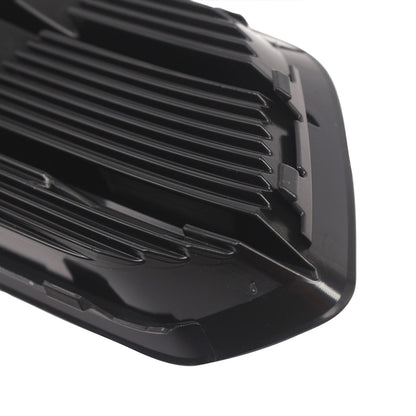 Black Front Bumper Fog Light Grille Grill Cover Bezel Per Audi A5 2017-2019