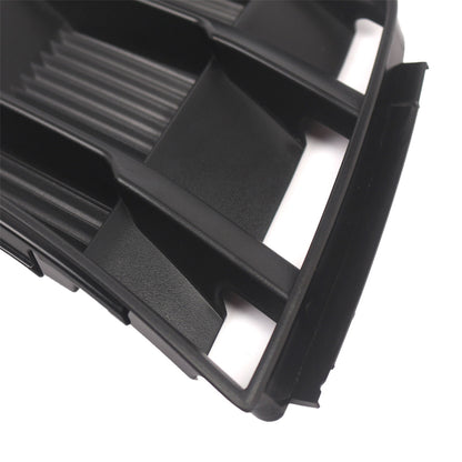 Black Front Bumper Fog Light Grille Grill Cover Bezel Per Audi A5 2017-2019