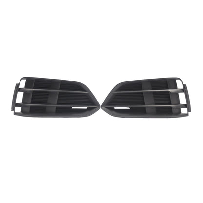 Black Front Bumper Fog Light Grille Grill Cover Bezel Per Audi A5 2017-2019