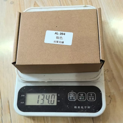 Tasto telegrafico CW portatile Tasto telegrafico Doppia leva Tasto Automatico