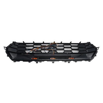 Black Front Bumper Grille Grill Per Toyota Tacoma 2024+ With Led & Light Bar