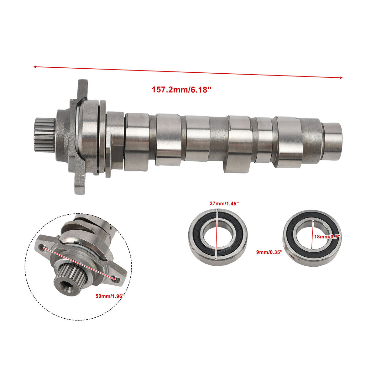 Gruppo albero a camme per Honda TRX400EX TRX 400 Ex Sportrax 400 1999-2007
