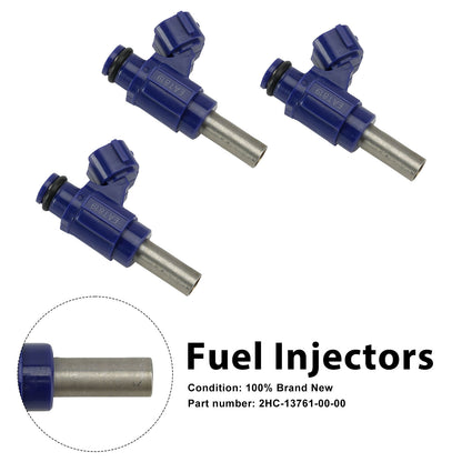 3PC Iniettori carburante 2HC-13761-00-00 per Yamaha WaveRunner 2018-2023 VX EX