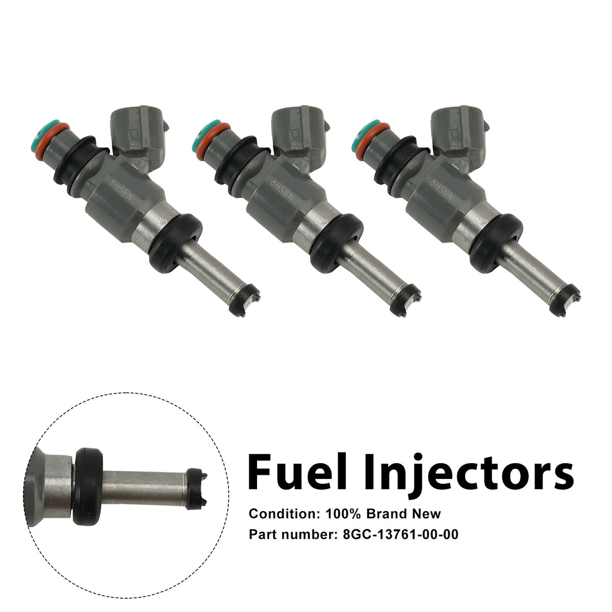 3PC Iniettori carburante 8GC-13761-00-00 per Yamaha PHAZER MTX FX NYTRO MTX GT RTX