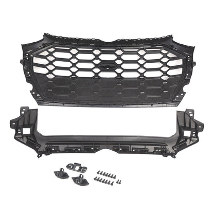 RSQ5 Style Front Honeycomb Mesh Grille Grill Per Audi Q5 SQ5 2021-2025